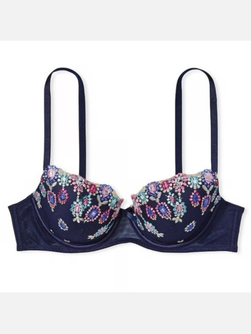 Victoria's Secret | Dream Angels Wicked Unlined Bejeweled Embroidery Balconette